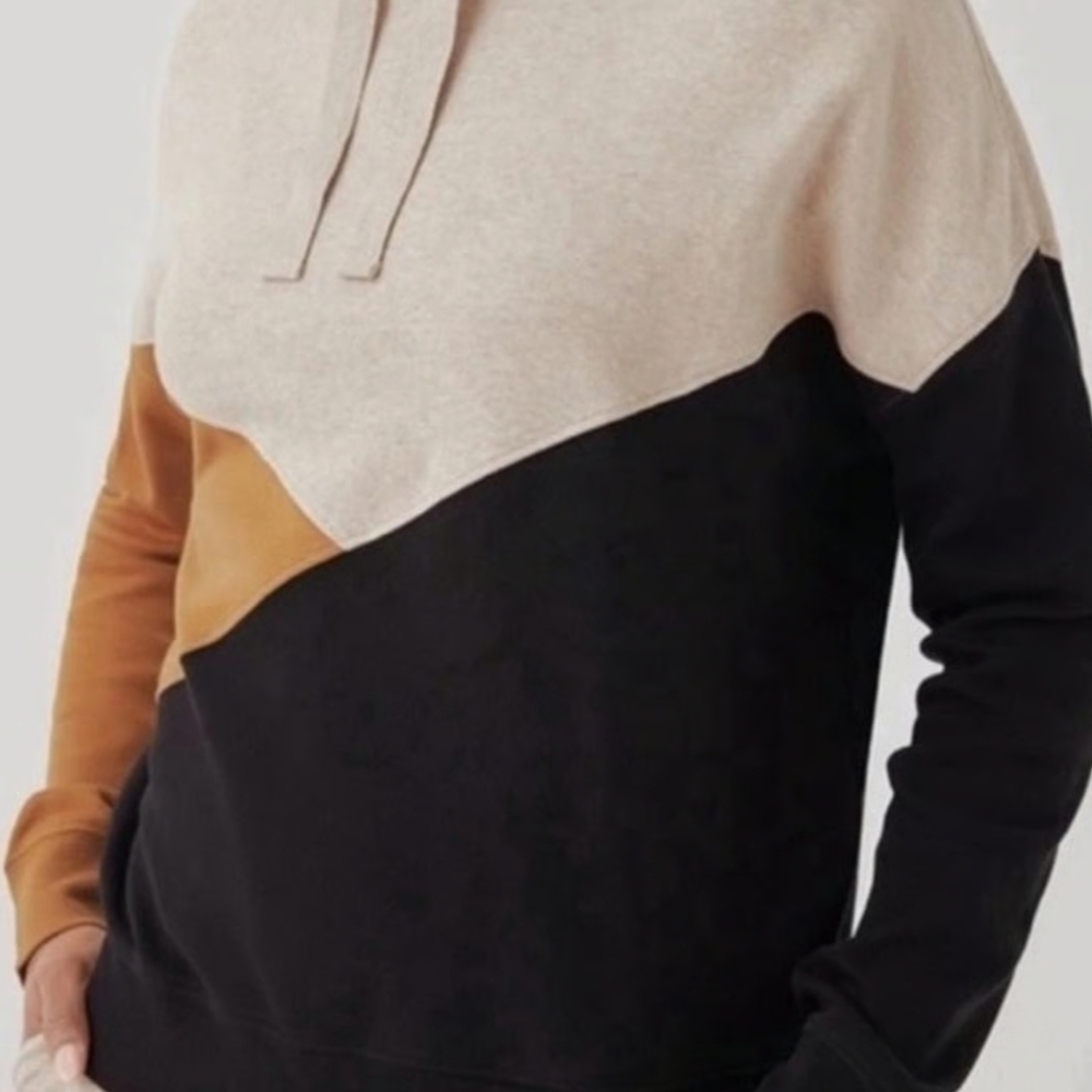 Pact Colour Block Organic Cotton Sweater - S